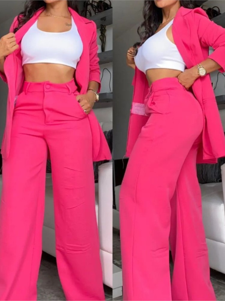 Winter Clothing Deals - جديد الخريف المرأة أزياء الصلبة محززة