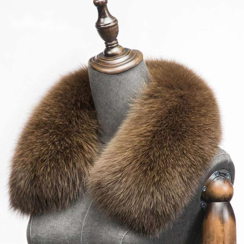 Winter Clothing Essentials - الشتاء الطبيعي الثعلب الفراء وشاح ساحة