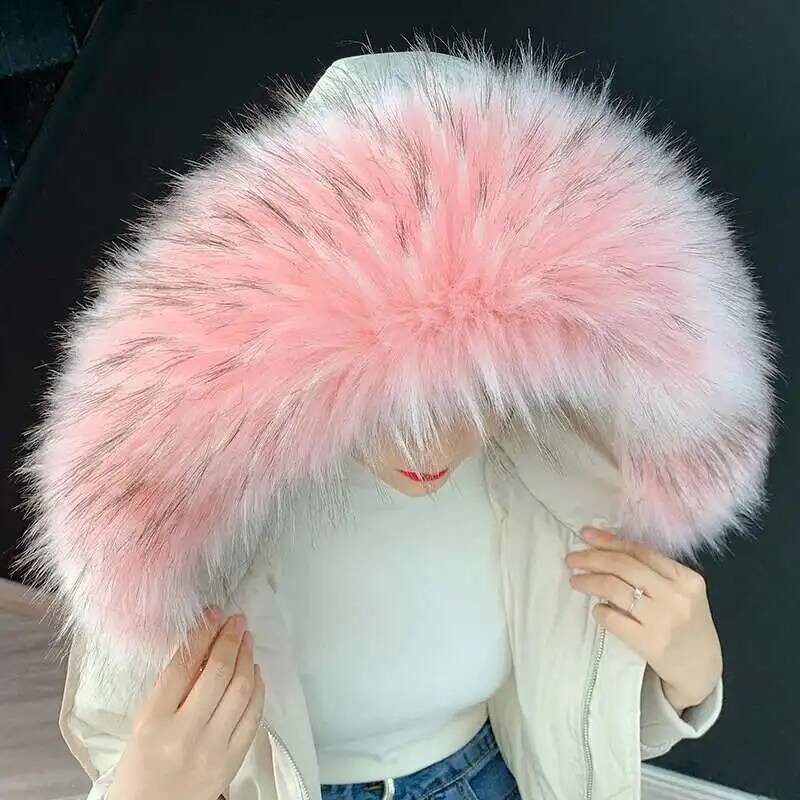 Winter Clothing Essentials - انفصال فو الفراء طوق اضافية كبيرة