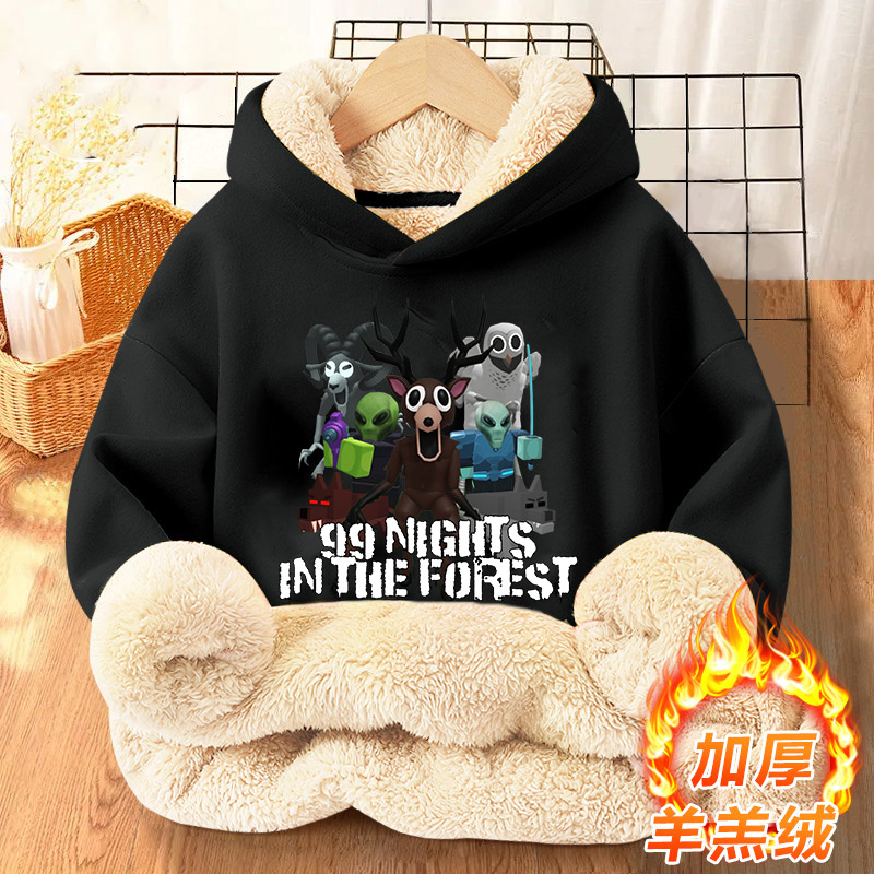 Winter Clothing Game - 99 ليال في الغابات الأطفال هوديس