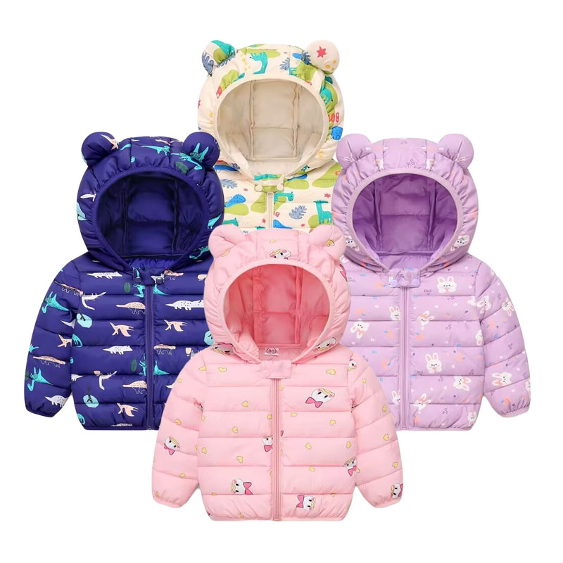 Winter Clothing Toddler Girl - الأطفال القطن معطف الطفل الرسوم المتحركة