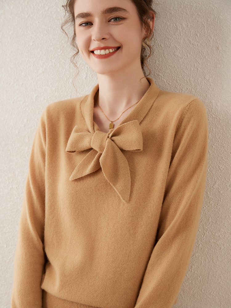 النساء 100% سترة الكشمير المعن - مراجعة Winter Clothing In French وسعره