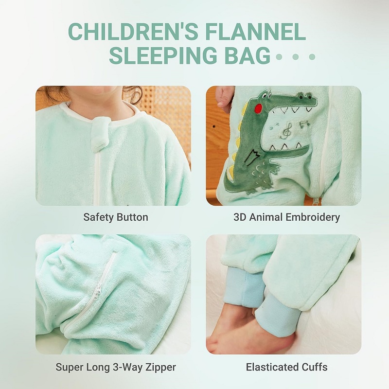 MICHLEY طفل كيس النوم الفانيلا - مراجعة Winter Clothing Toddler Girl وسعره