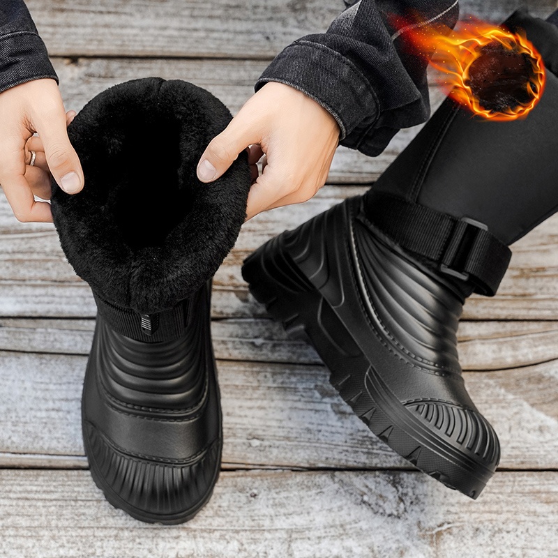 أحذية الثلوج الرجالية الجديدة  - مراجعة Winter Clothing Material وسعره