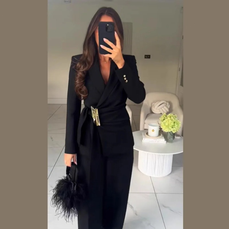 طقم بدلة نسائية من قطعتين مع ز - مراجعة Winter Clothing Deals وسعره