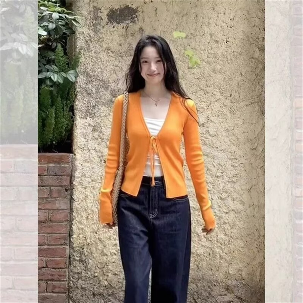كارديجان نسائي محبوك رقيق بأكم - مراجعة Winter Clothing Factory Outlet وسعره