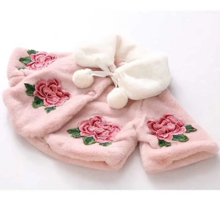 عباءة أطفال عباءة فرو مقلدة ،  - مراجعة Winter Clothing Toddler Girl وسعره