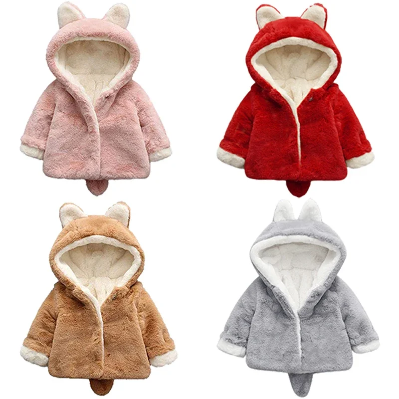 آذان القط لطيف أفخم سترة طفل ، - مراجعة Winter Clothing Toddler Girl وسعره