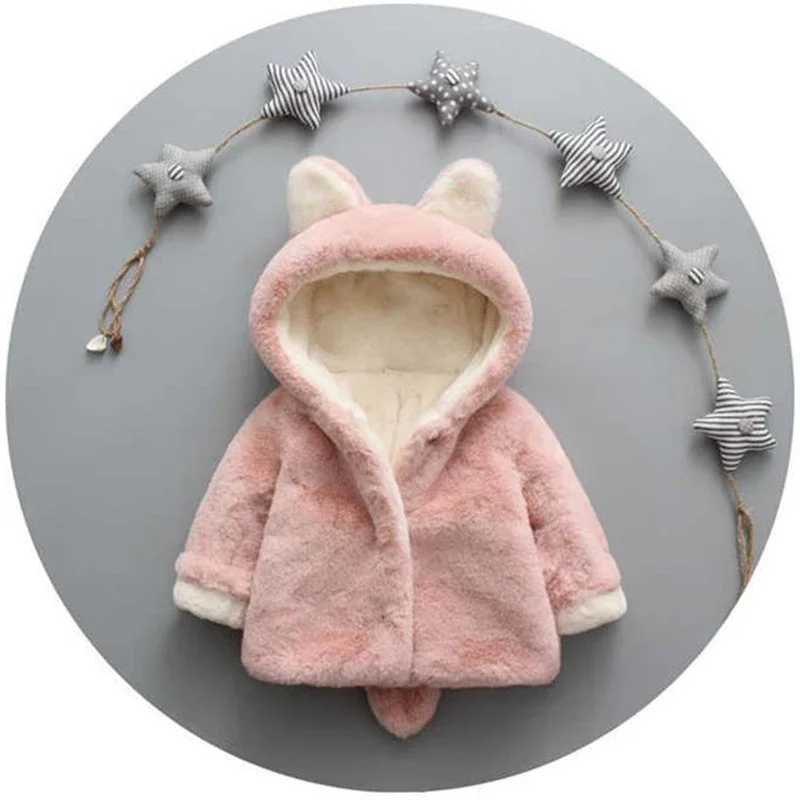 آذان القط لطيف أفخم سترة طفل ، - مراجعة Winter Clothing Toddler Girl وسعره