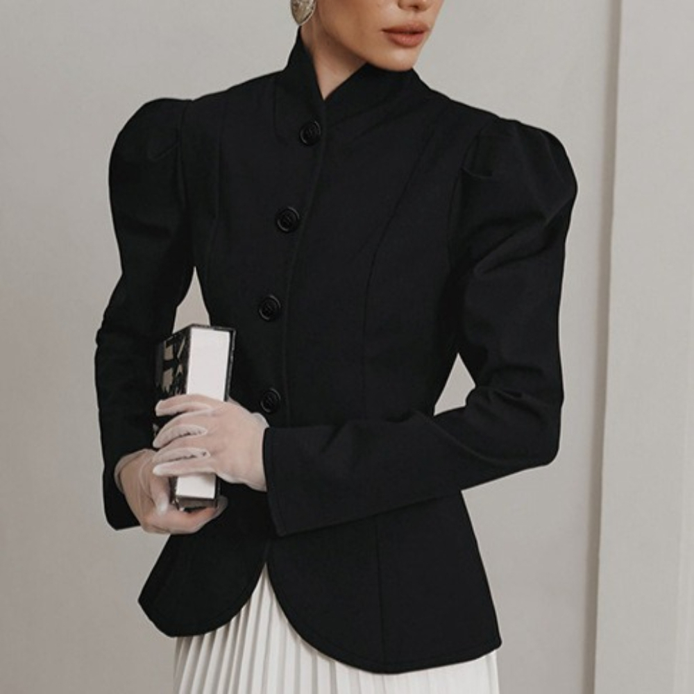 سترة سوداء كلاسيكية أنيقة فرنس - مراجعة Winter Clothing In French وسعره