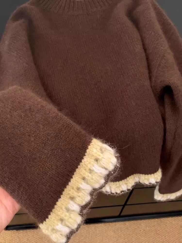 سترة نسائية بنية مرقعة سترة ها - مراجعة Winter Clothing Factory Outlet وسعره