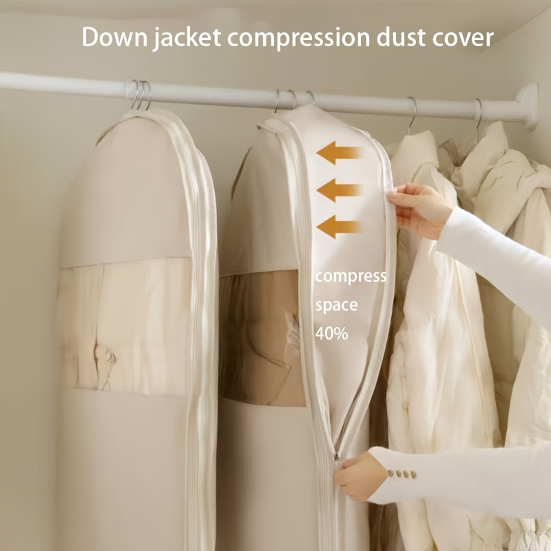 حقيبة معلقة مضغوطة باللون البي - مراجعة Winter Clothing Storage وسعره