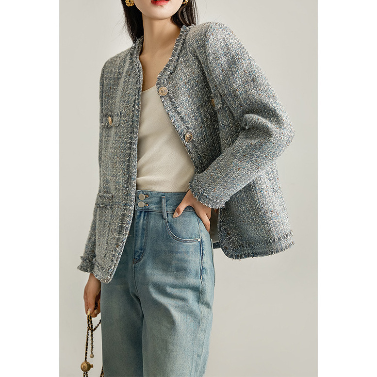 معطف عطري صغير مهدب عالي الجود - مراجعة Winter Clothing In French وسعره